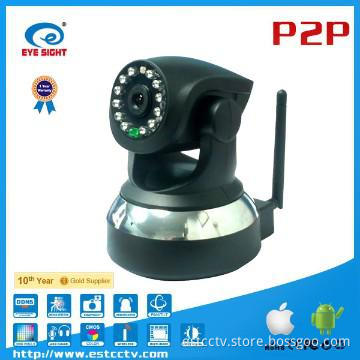 Indoor 1 MP PTZ IP Camera Wifi, UPNP Webcam